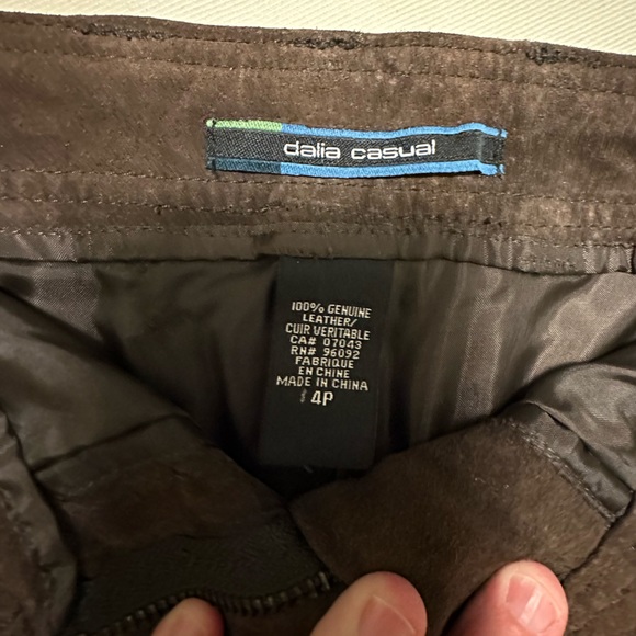 Vintage DALIA CASUAL Suede Skirt - Picture 3 of 4